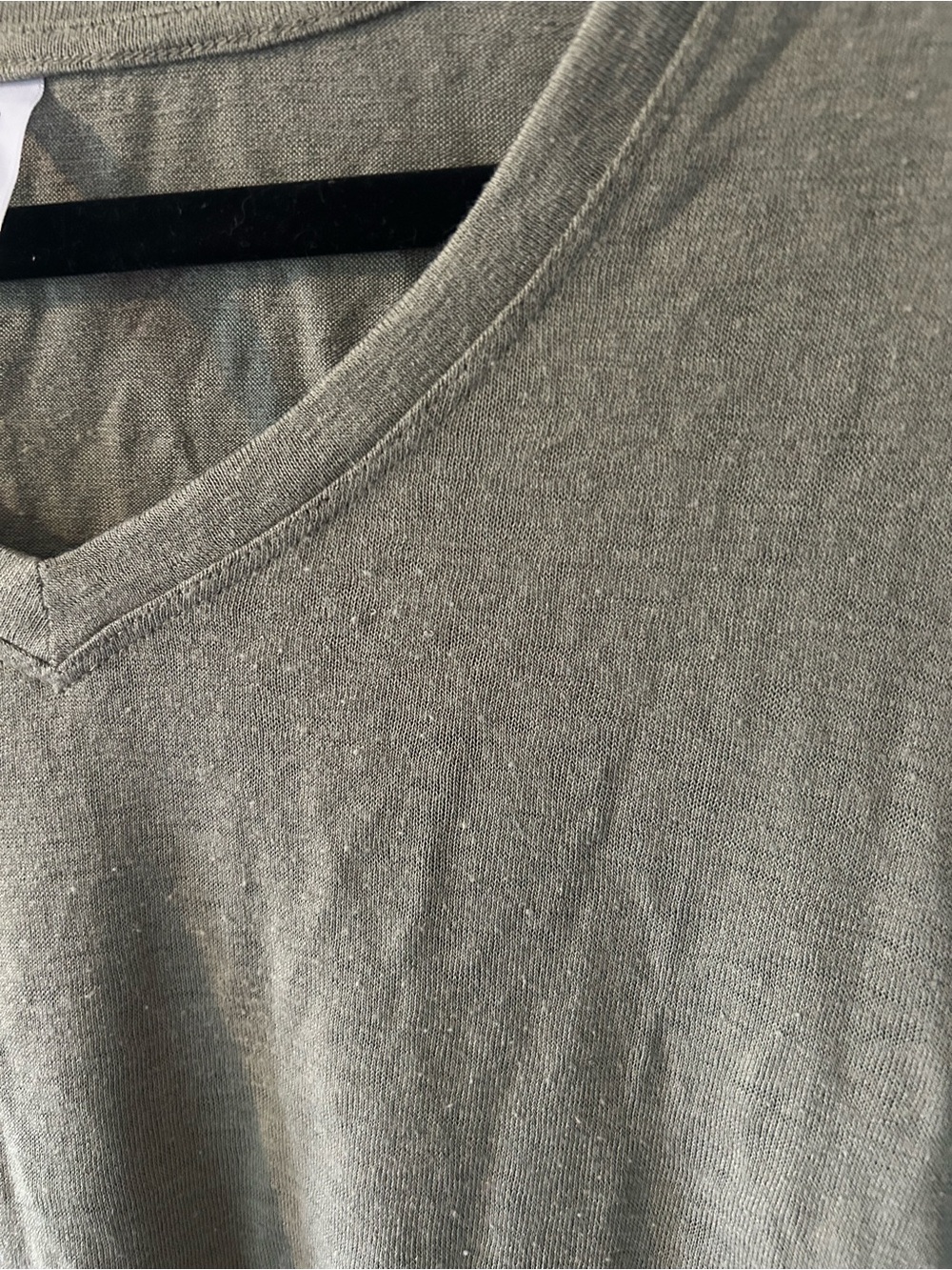 Athleta Olive V‑Neck Short Sleeve Tee - Picture 7 of 8